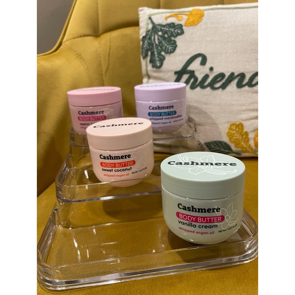 Cashmere Body Butter Whipped Argan Oil 4-pack